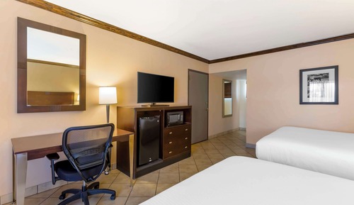 Standard Room, 2 Queen Beds, Non Smoking, Refrigerator & Microwave
