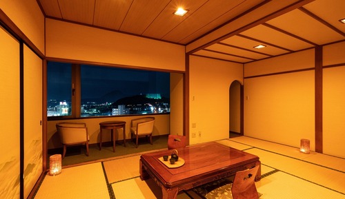 Standard Japanese Style Room of 12 Tatami-mats with Bath (Ocean View), Non-Smoking