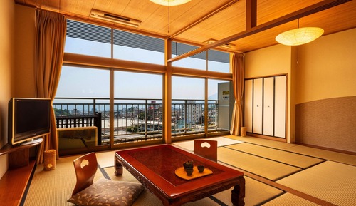 Standard Japanese Style Room with 2 Rooms and Bath (Ocean View), Non-Smoking