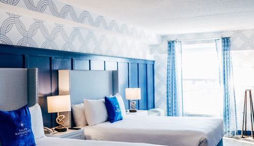 Deluxe Room, 2 Queen Beds, Refrigerator & Microwave