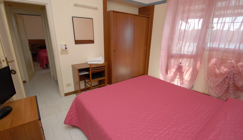Quadruple Room, 2 adjoining bedrooms, Terrace, Sea View