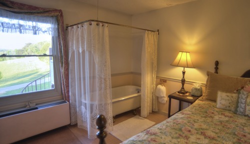 Standard Room, 1 Queen Bed, Bathtub, Mountain View