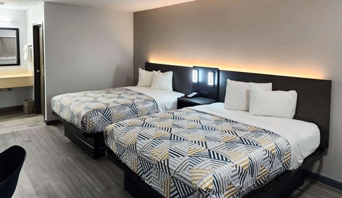 Standard Room, 2 Queen Beds, Smoking, Refrigerator & Microwave