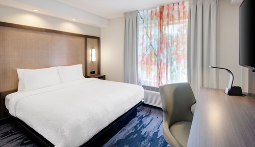 Room, 1 King Bed, Non Smoking (Mobility/Hearing Access, Roll-in Shwr)