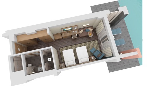 Deluxe Room, Pool View