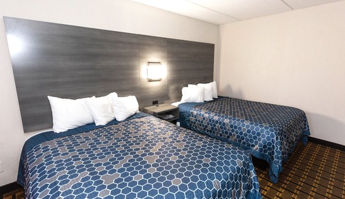 Deluxe Room, 2 Double Beds, Non Smoking, Refrigerator & Microwave