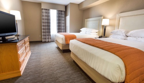 Suite, 2 Queen Beds, Accessible, Refrigerator & Microwave (Sofabed, 2 Rooms, Tub)