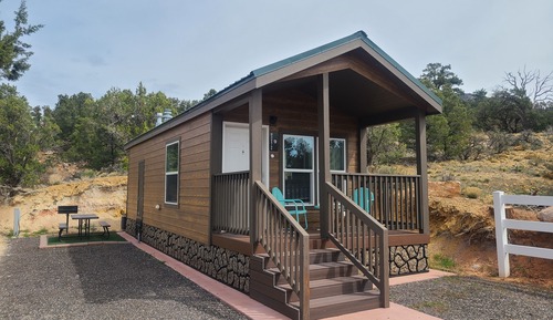 Deluxe Cottage, Kitchen, Mountain View
