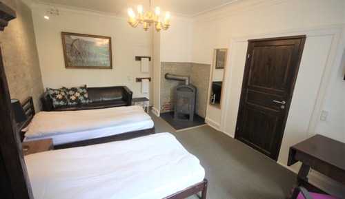 Standard Double Room, 2 Twin Beds, Shared Bathroom, Garden View