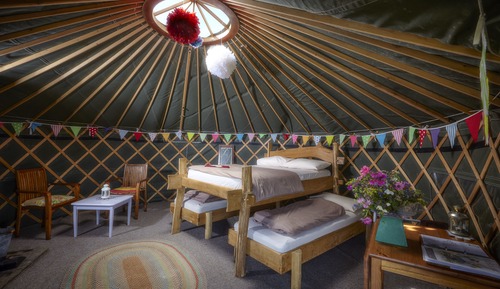 Tent, Valley View, Garden Area