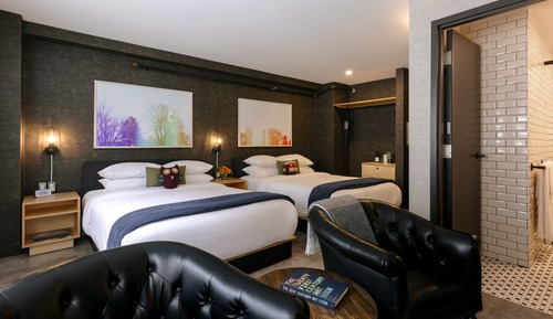 Loft, 2 Queen Beds (High Floor)