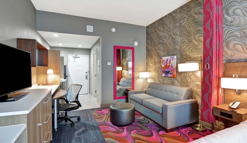 Studio, 1 Queen Bed, Accessible (Hearing)