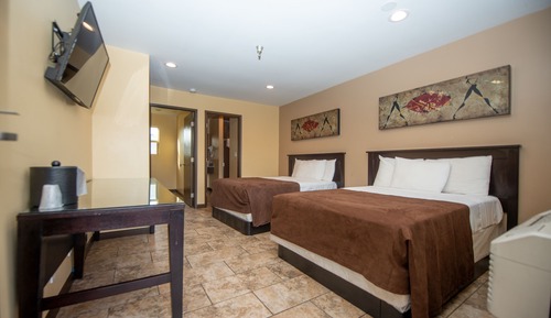 Family Double Room, 2 Double Beds, Kitchen