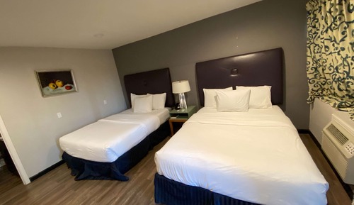 Standard Room, 2 Queen Beds, Non Smoking, Refrigerator & Microwave