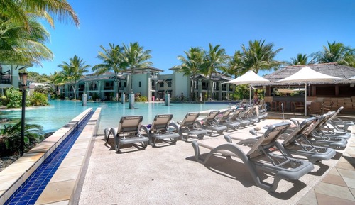 Luxury Studio Suite, 1 King Bed, Balcony, Lagoon View