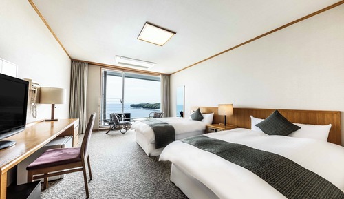 Twin Room, Sea View
