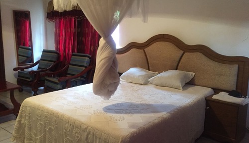 Comfort Room, 1 Queen Bed, Refrigerator