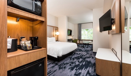 Suite, 1 King Bed with Sofa bed, Non Smoking (Hearing Accessible)