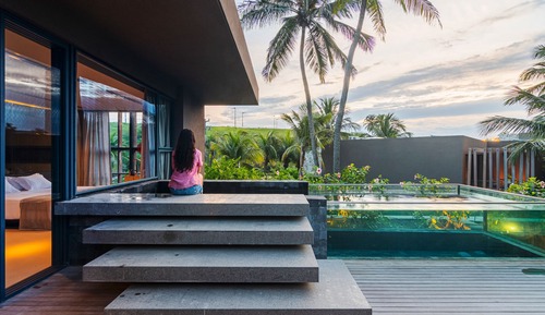 Vila luxo Duplex, Piscina particular (Vila Fruto Loft)