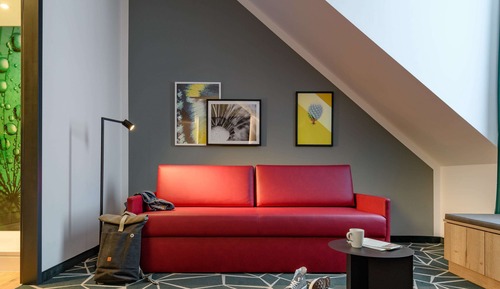 Family Room, Multiple Beds (Modern with Double bed and Sofa Bed)