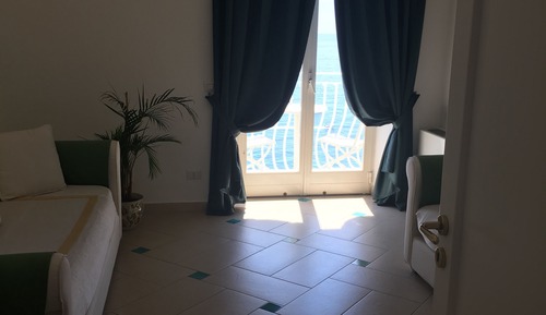 Junior Room, 1 Queen Bed with Sofa bed, Sea View