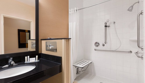 Room, 1 King Bed (Mobility/Hearing Access, Roll-In Shwr)