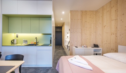 Family Quadruple Room, Kitchenette, Mountain View