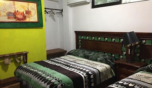Traditional Quadruple Room, 2 Double Beds con ventilador