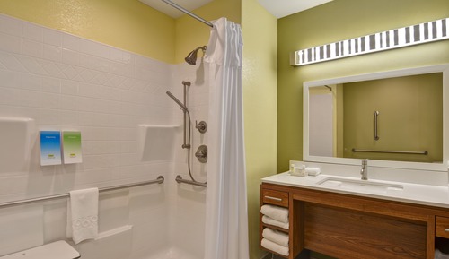 Studio, 2 Queen Beds, Accessible, Non Smoking (Rollin Shower)