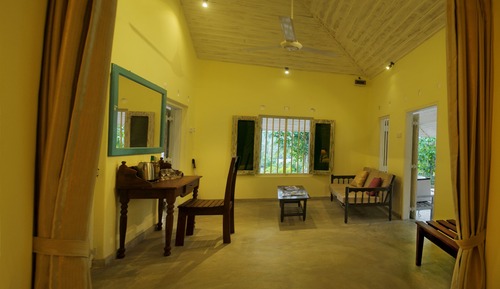 Classic Quadruple Room, Multiple Beds, Mountain View, Garden Area