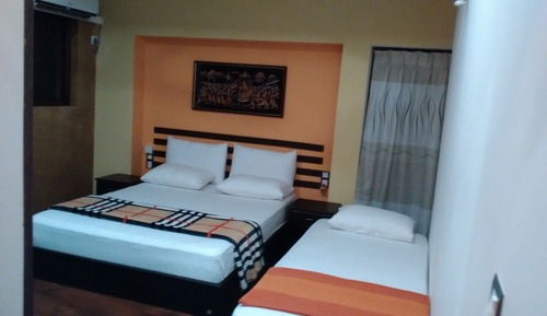 Deluxe Triple Room, Private Bathroom, Garden View