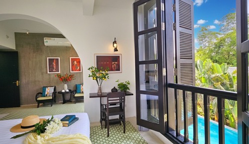 Elite Double Room, Balcony, Courtyard View