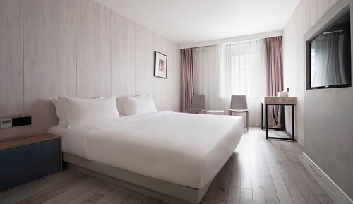 City Double Room, 1 King Bed, City View