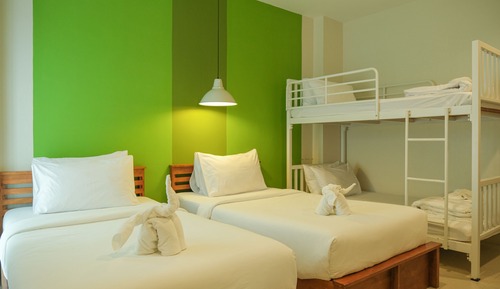 Basic Quadruple Room, Multiple Beds, Refrigerator
