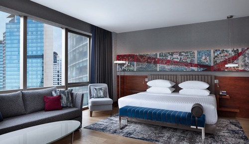 Deluxe Room, 1 Double Bed, City View, Corner