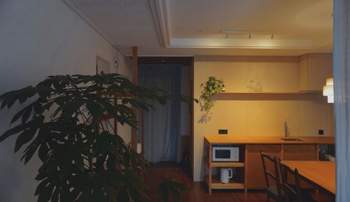 Deluxe Twin Room, Multiple Beds, Kitchen, Partial Sea View