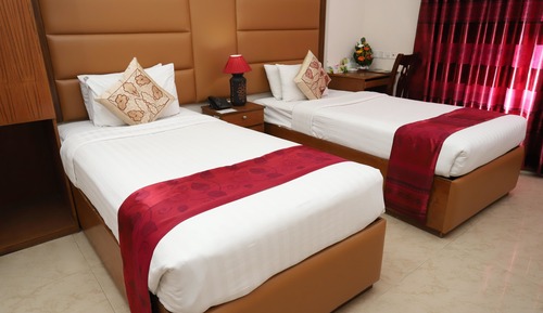 Deluxe Double or Twin Room, 2 Twin Beds, Non Smoking, City View