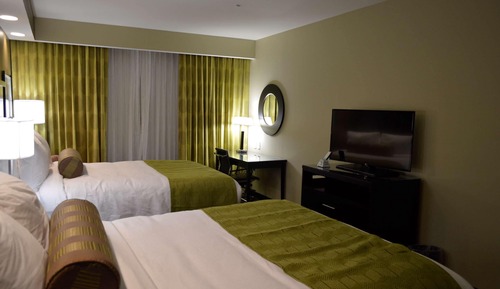 Standard Room, 2 Queen Beds, Non Smoking, Refrigerator & Microwave