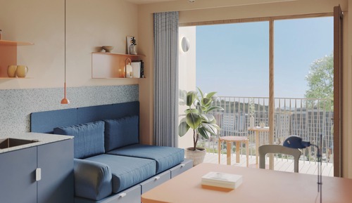 Comfort Apartment, 2 Bedrooms, City View