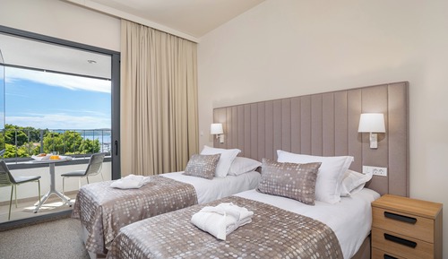 Deluxe Double or Twin Room, Balcony, Sea View