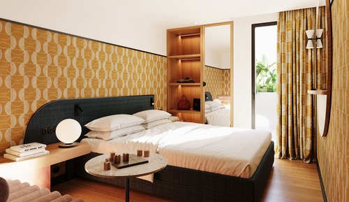 Standard Double or Twin Room, Courtyard View (Urban Pateo Terrace Room)