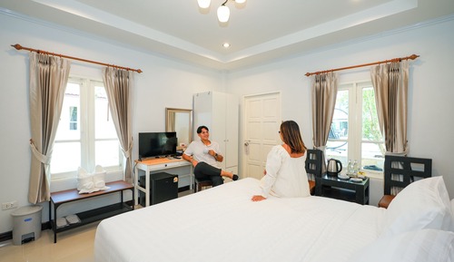 Premium Double or Twin Room, Balcony, Pool View