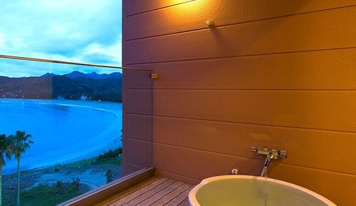 Standard Twin Room, Balcony, Beach View