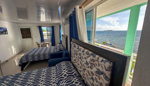 Superior Quadruple Room, 2 Double Beds, Ocean View