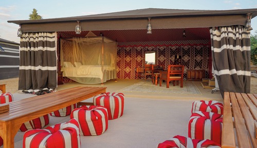 Signature Tent with Camp Activities