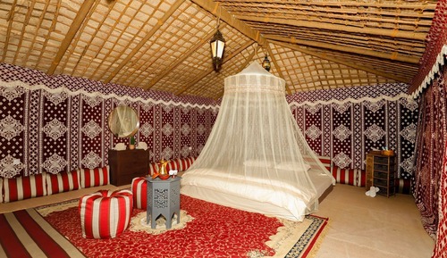 Traditional Tent with Camp Activities