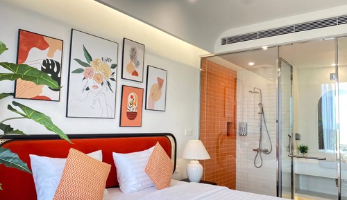 Deluxe Apartment, 1 King Bed, Kitchen, City View