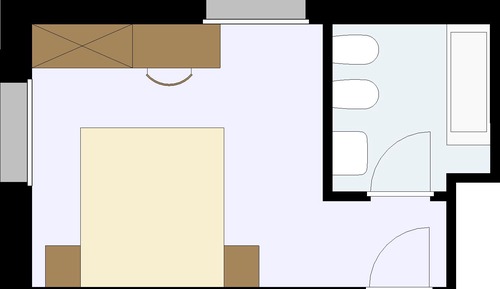 Standard Double or Twin Room, Garden View