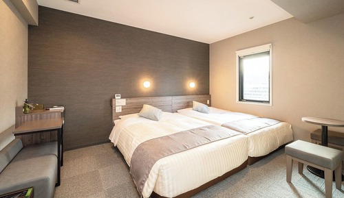 Twin Room, 2 Double Beds, Non Smoking (Max occupancy includes children)