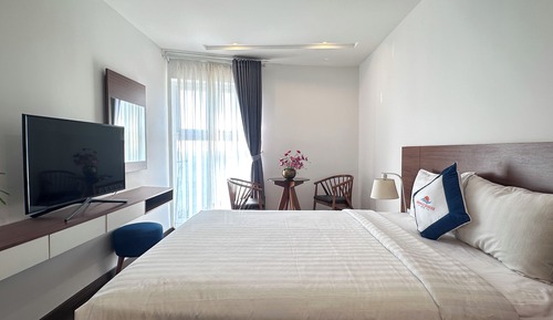 Deluxe Apartment, Multiple Beds, Balcony, Sea View
